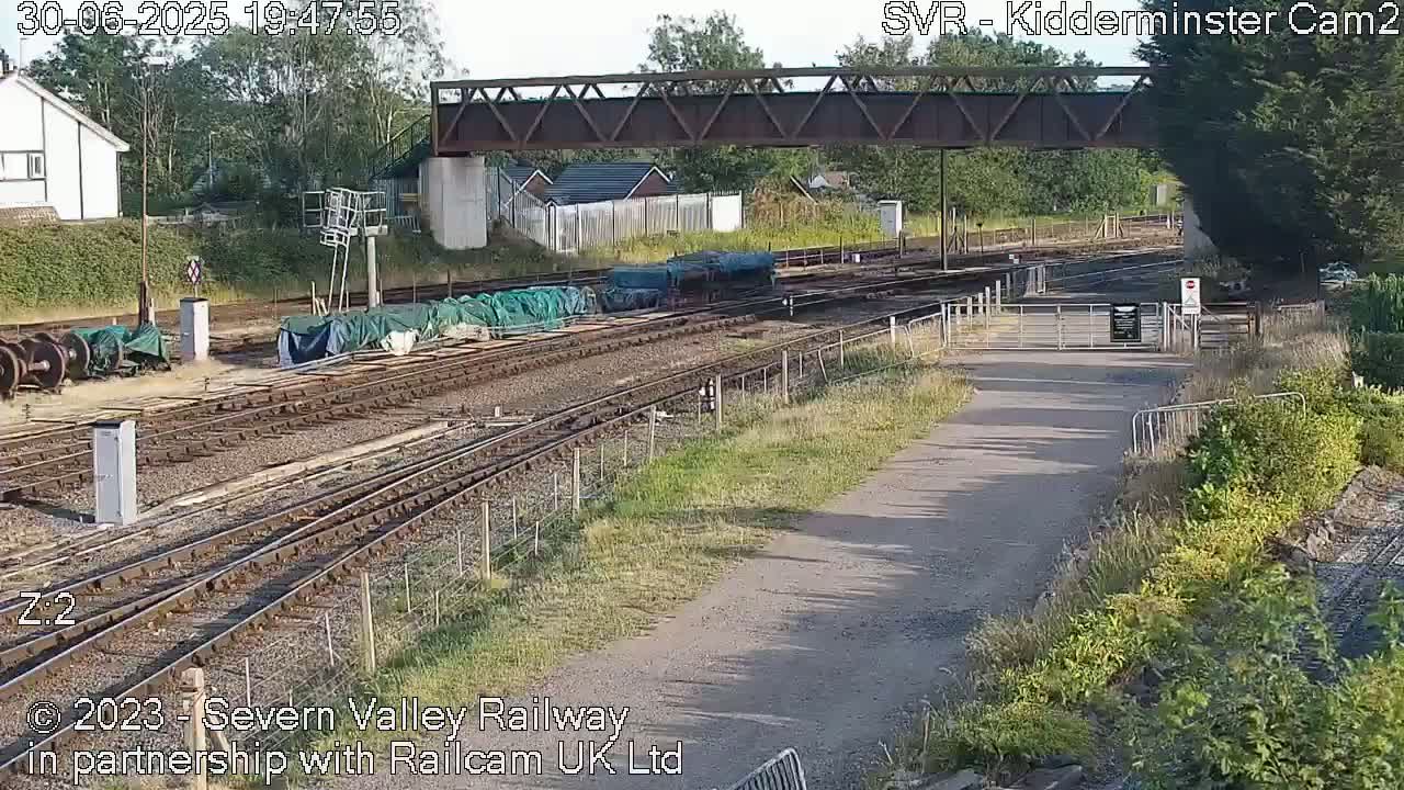 Outside Kidderminster Station, Severn Valley Railway Live Cam - Kidderminster, Wyre Forest, Worcestershire, West Midlands, England, United Kingdom