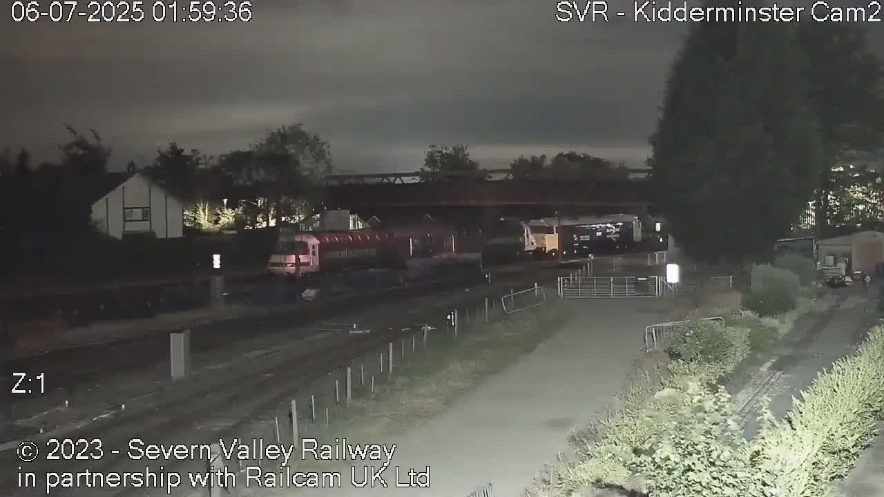 Outside Kidderminster Station, Severn Valley Railway Live Cam - Kidderminster, Wyre Forest, Worcestershire, West Midlands, England, United Kingdom