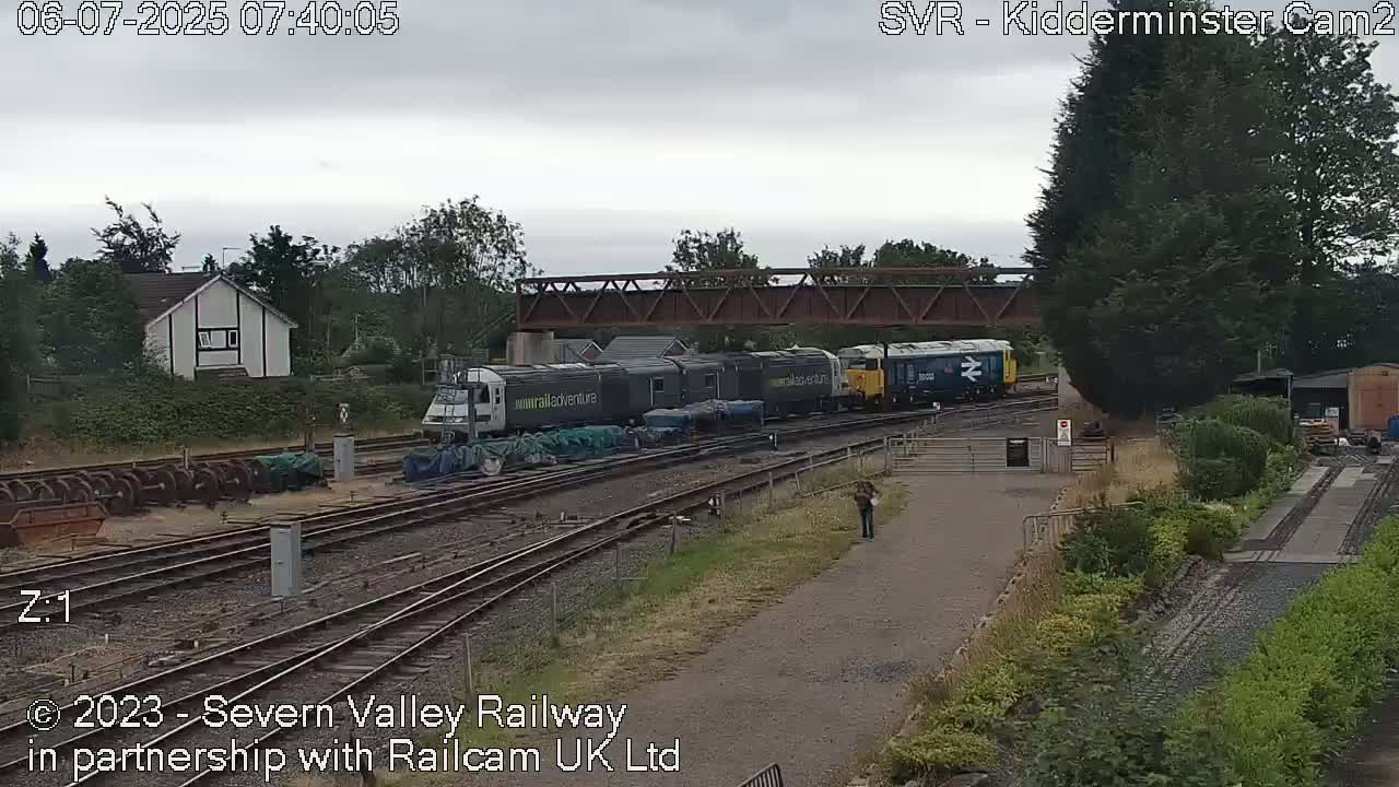 Outside Kidderminster Station, Severn Valley Railway Live Cam - Kidderminster, Wyre Forest, Worcestershire, West Midlands, England, United Kingdom