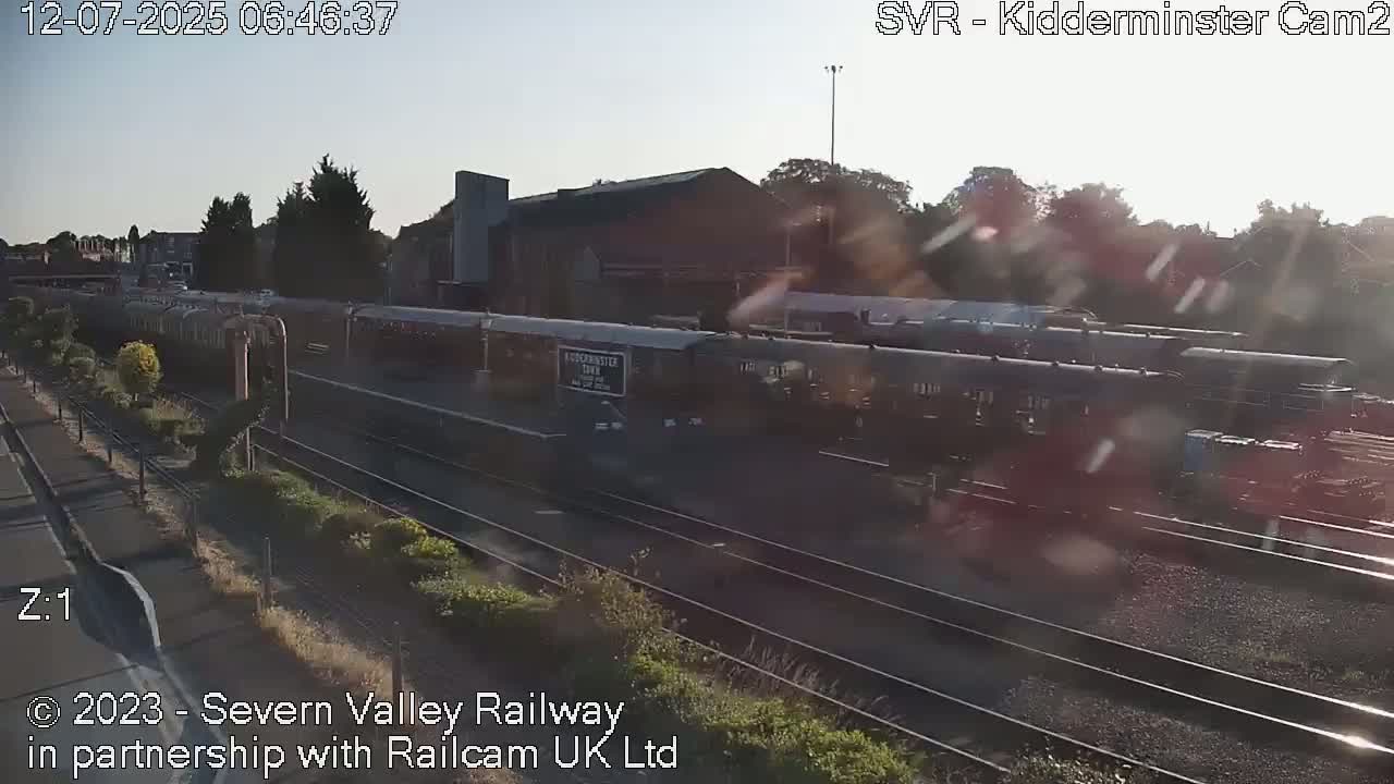 Outside Kidderminster Station, Severn Valley Railway Live Cam - Kidderminster, Wyre Forest, Worcestershire, West Midlands, England, United Kingdom