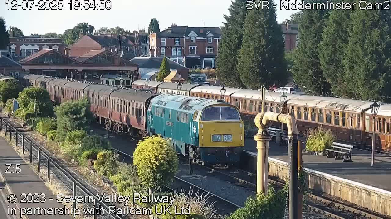 Outside Kidderminster Station, Severn Valley Railway Live Cam - Kidderminster, Wyre Forest, Worcestershire, West Midlands, England, United Kingdom
