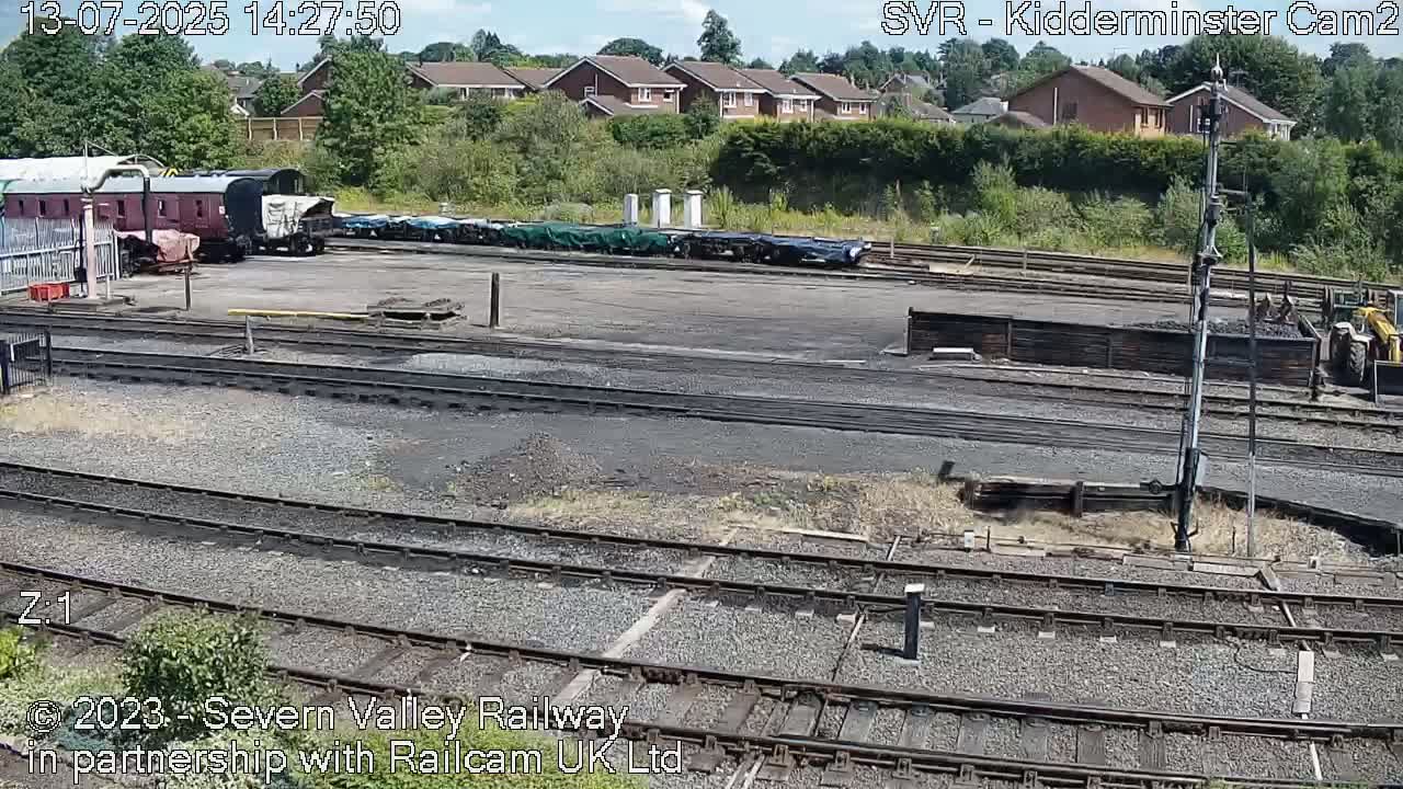Outside Kidderminster Station, Severn Valley Railway Live Cam - Kidderminster, Wyre Forest, Worcestershire, West Midlands, England, United Kingdom