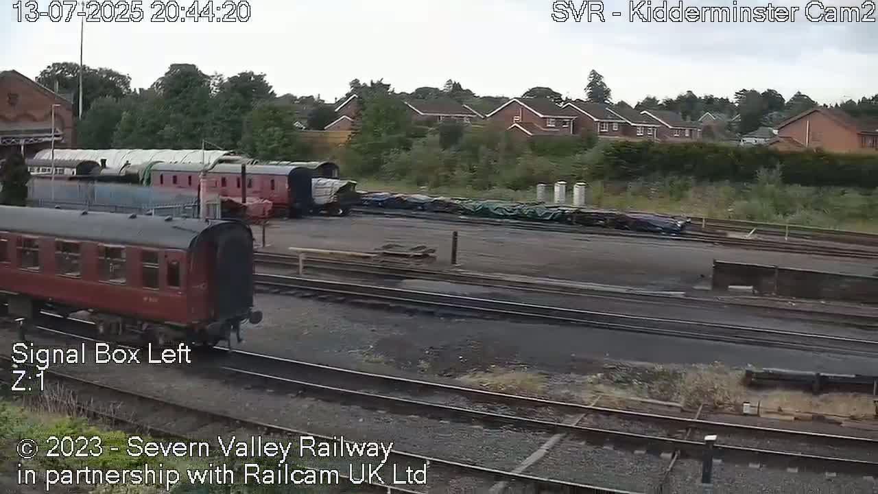 Outside Kidderminster Station, Severn Valley Railway Live Cam - Kidderminster, Wyre Forest, Worcestershire, West Midlands, England, United Kingdom