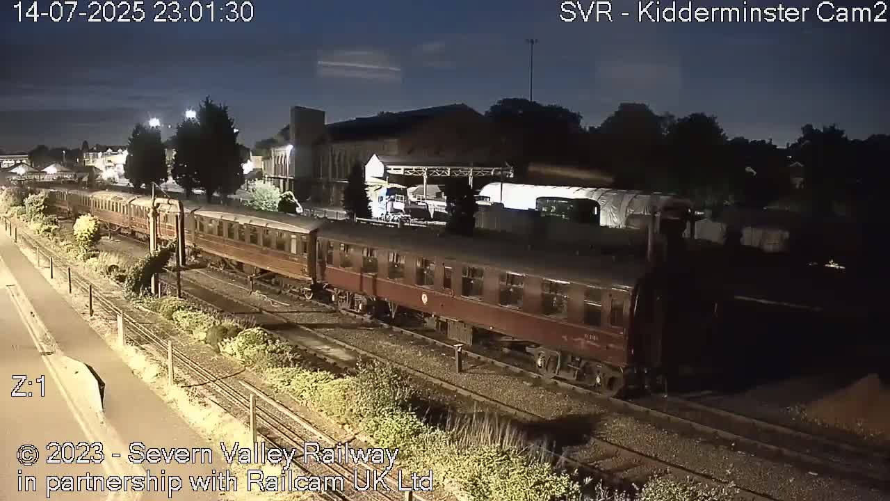 Outside Kidderminster Station, Severn Valley Railway Live Cam - Kidderminster, Wyre Forest, Worcestershire, West Midlands, England, United Kingdom