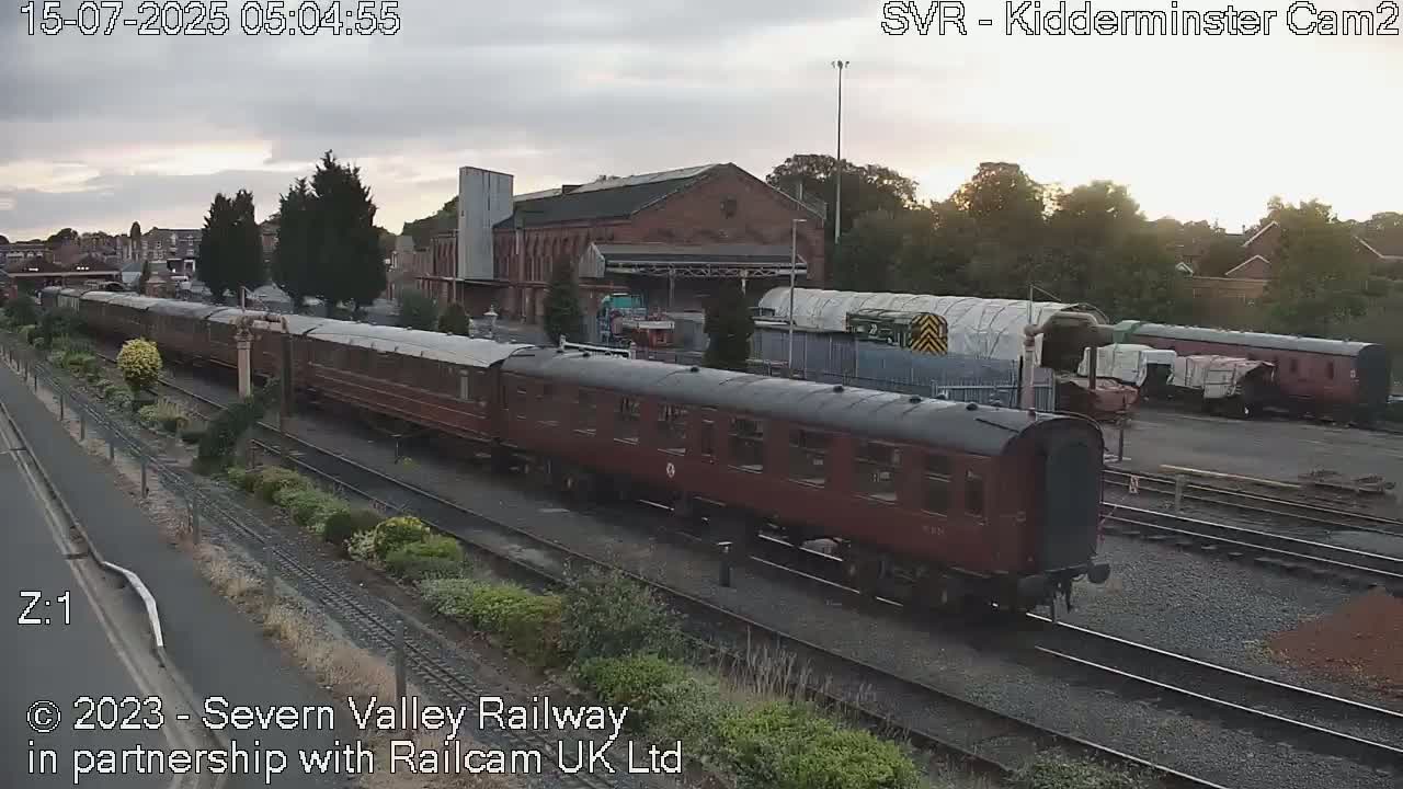 Outside Kidderminster Station, Severn Valley Railway Live Cam - Kidderminster, Wyre Forest, Worcestershire, West Midlands, England, United Kingdom