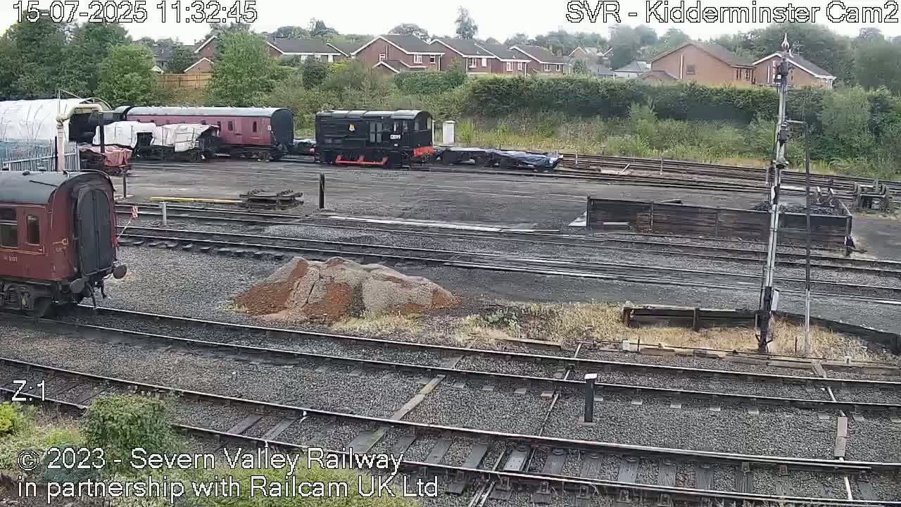 Outside Kidderminster Station, Severn Valley Railway Live Cam - Kidderminster, Wyre Forest, Worcestershire, West Midlands, England, United Kingdom