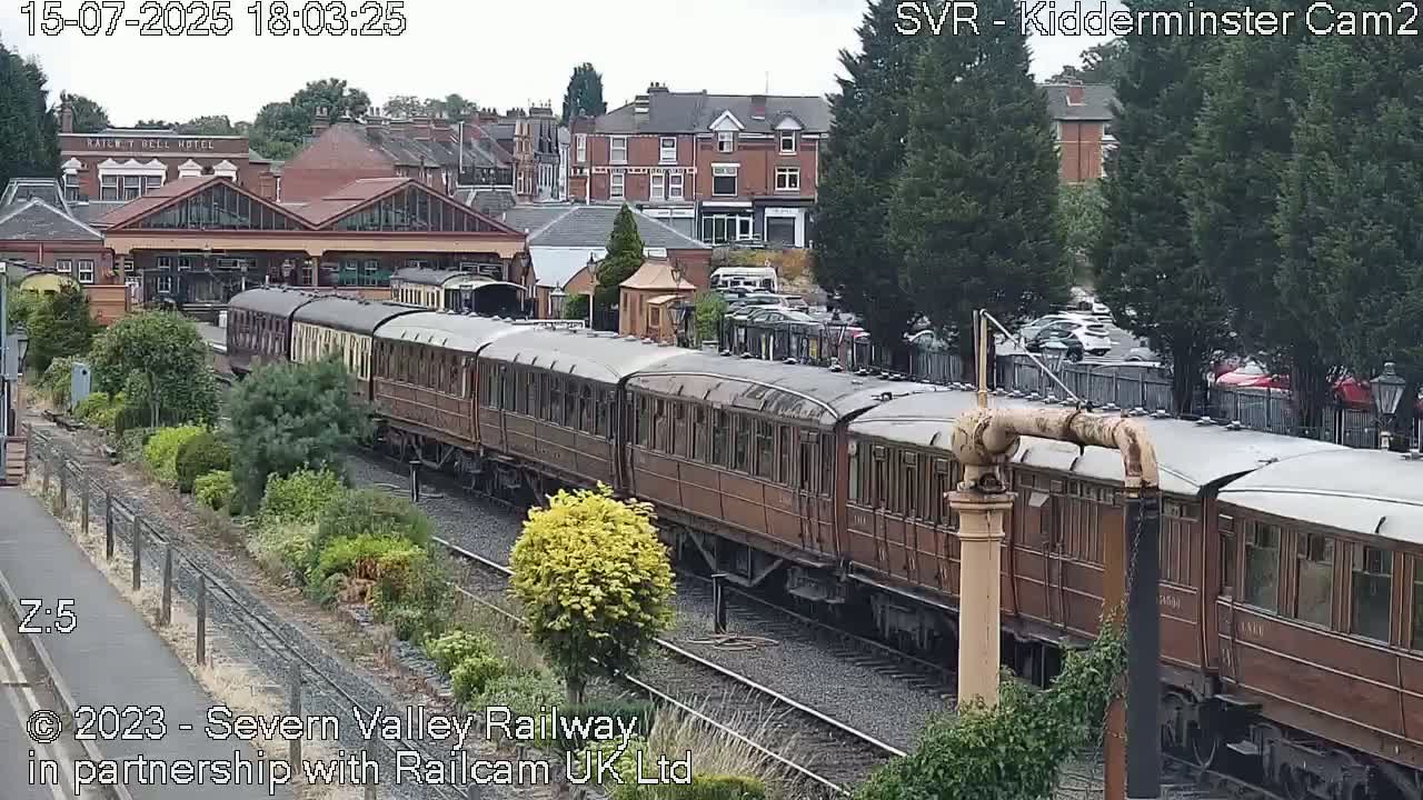 Outside Kidderminster Station, Severn Valley Railway Live Cam - Kidderminster, Wyre Forest, Worcestershire, West Midlands, England, United Kingdom