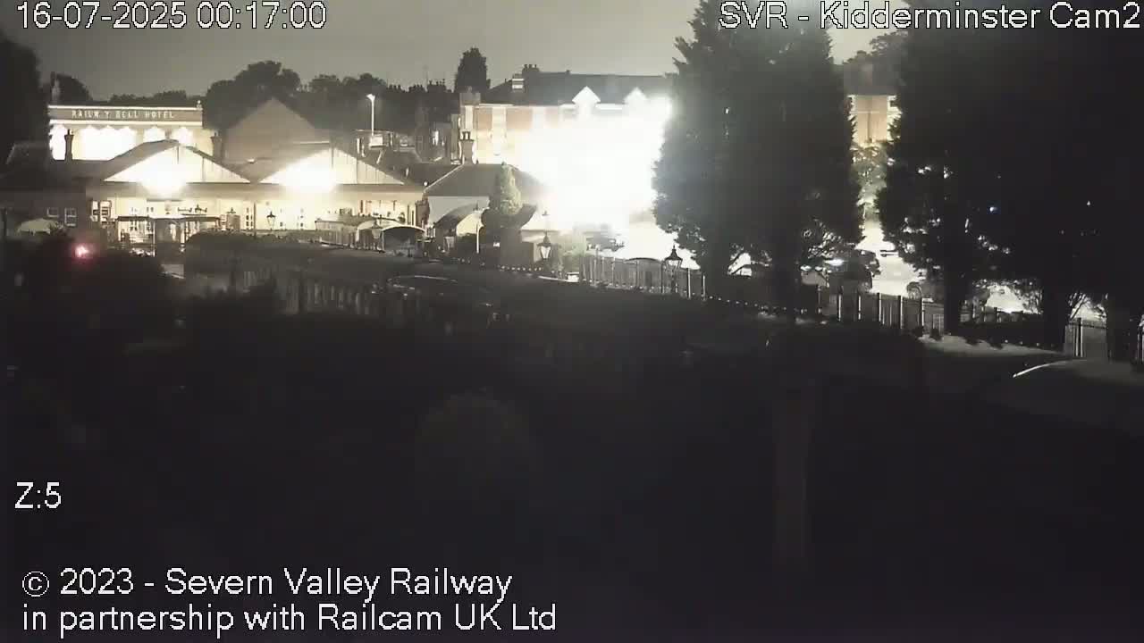 Outside Kidderminster Station, Severn Valley Railway Live Cam - Kidderminster, Wyre Forest, Worcestershire, West Midlands, England, United Kingdom