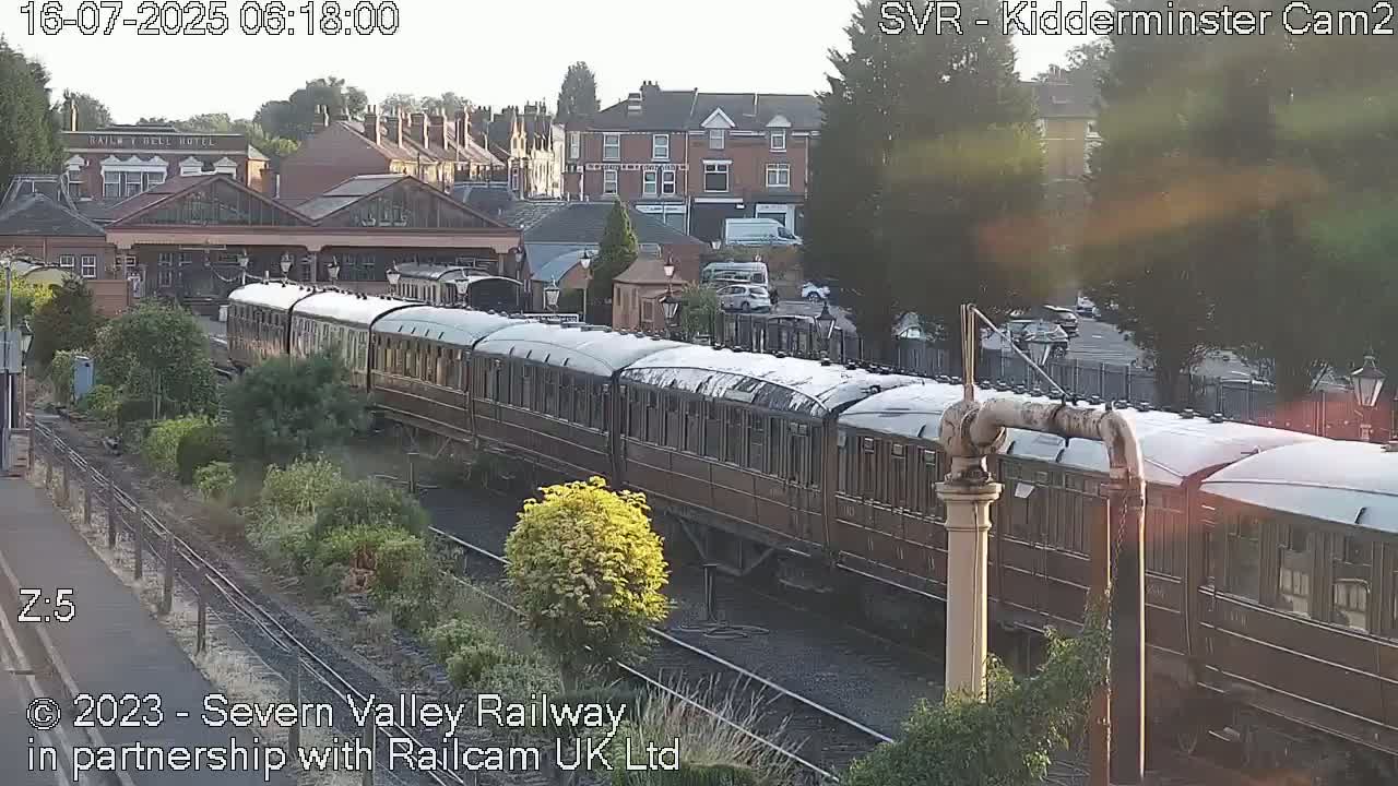 Outside Kidderminster Station, Severn Valley Railway Live Cam - Kidderminster, Wyre Forest, Worcestershire, West Midlands, England, United Kingdom