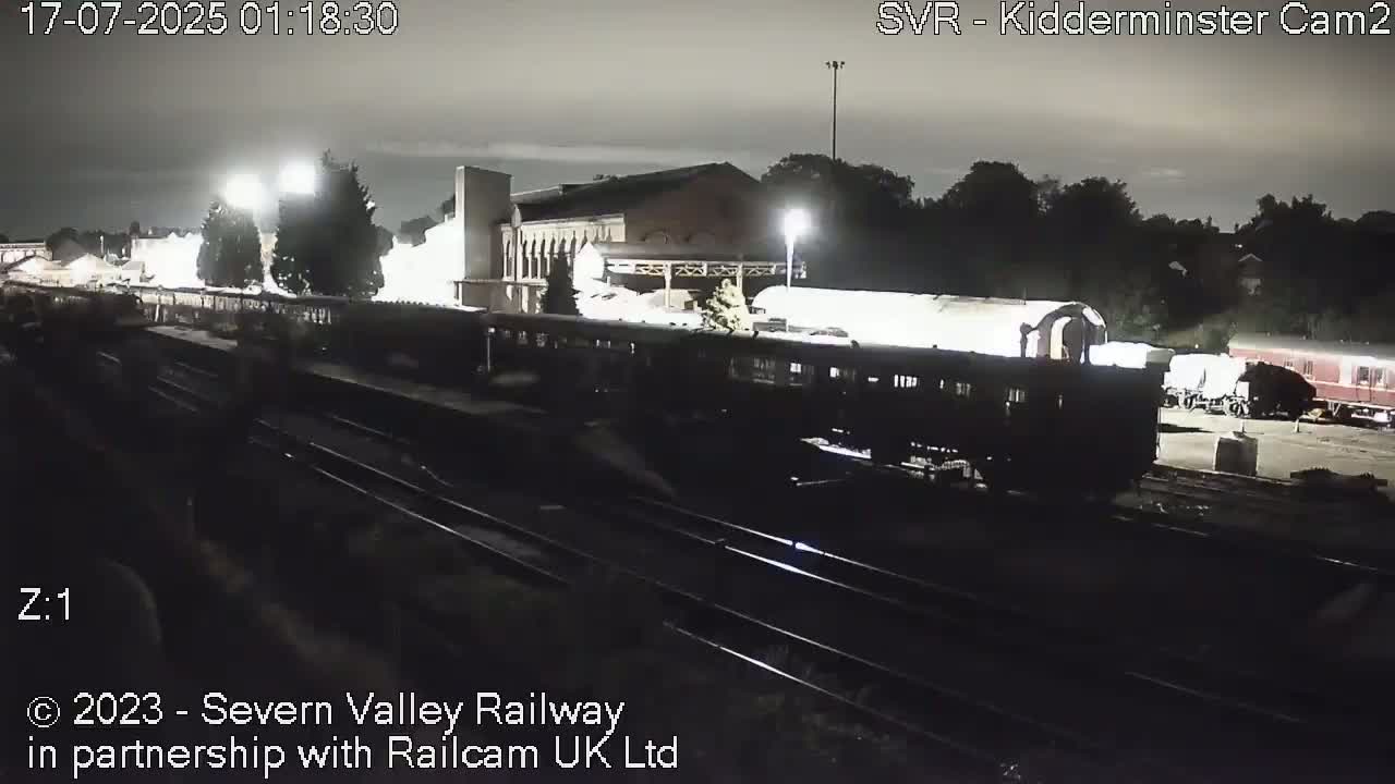 Outside Kidderminster Station, Severn Valley Railway Live Cam - Kidderminster, Wyre Forest, Worcestershire, West Midlands, England, United Kingdom
