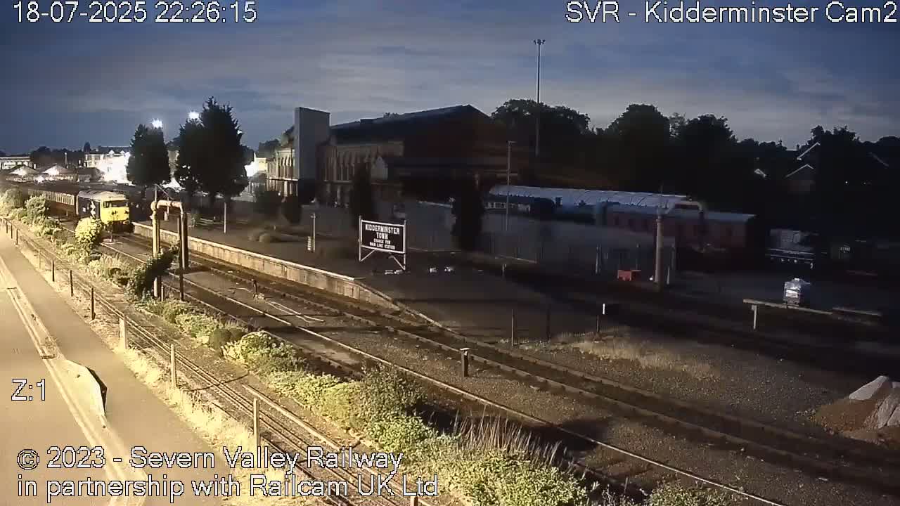 Outside Kidderminster Station, Severn Valley Railway Live Cam - Kidderminster, Wyre Forest, Worcestershire, West Midlands, England, United Kingdom