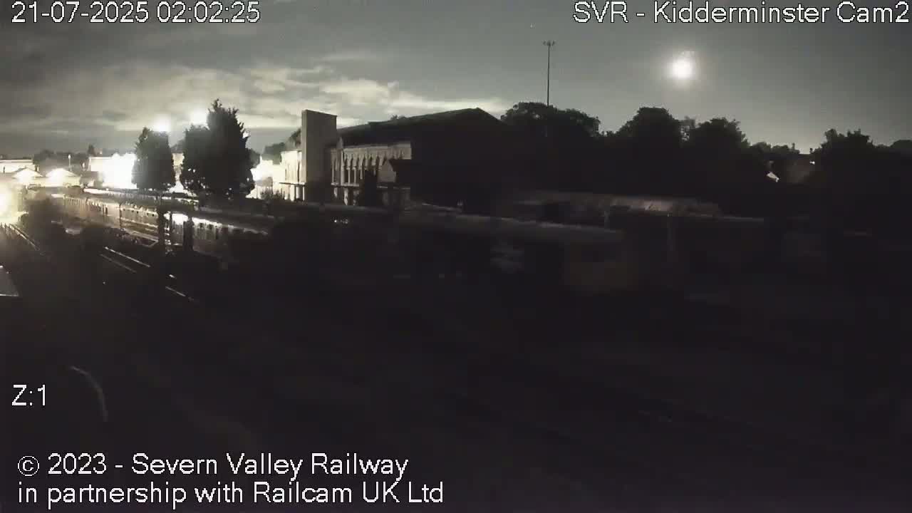 Outside Kidderminster Station, Severn Valley Railway Live Cam - Kidderminster, Wyre Forest, Worcestershire, West Midlands, England, United Kingdom