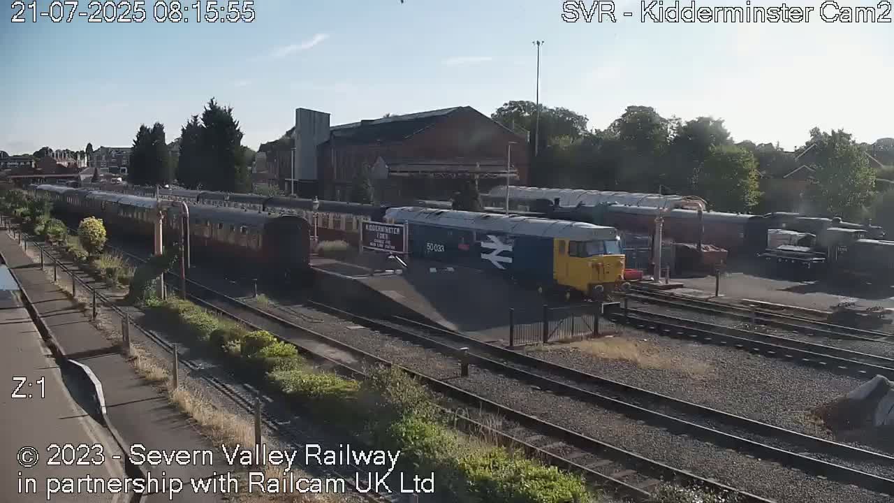 Outside Kidderminster Station, Severn Valley Railway Live Cam - Kidderminster, Wyre Forest, Worcestershire, West Midlands, England, United Kingdom