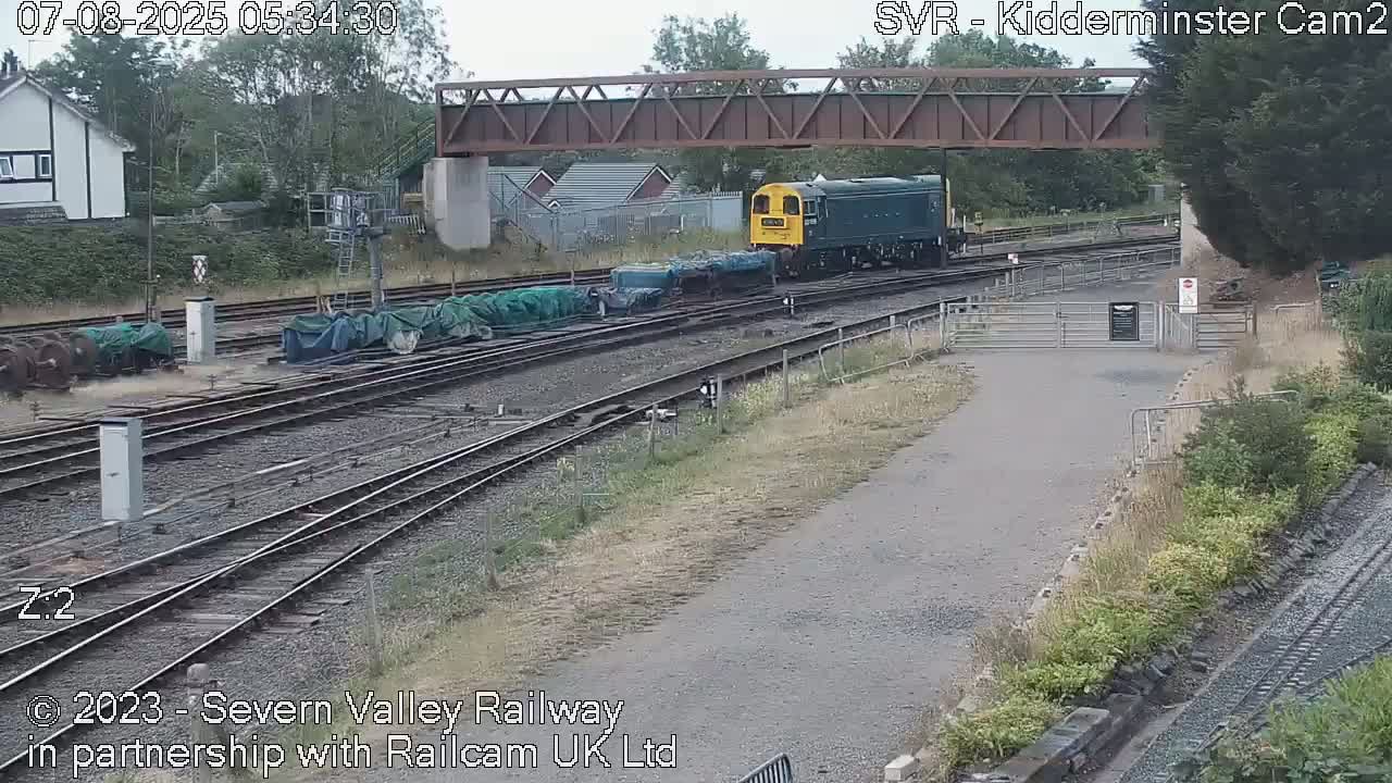 Outside Kidderminster Station, Severn Valley Railway Live Cam - Kidderminster, Wyre Forest, Worcestershire, West Midlands, England, United Kingdom