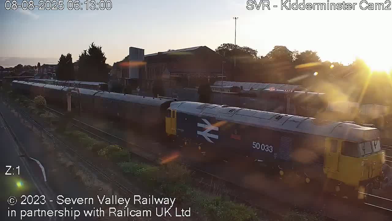 Outside Kidderminster Station, Severn Valley Railway Live Cam - Kidderminster, Wyre Forest, Worcestershire, West Midlands, England, United Kingdom