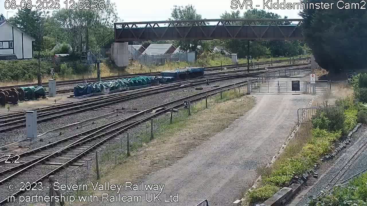 Outside Kidderminster Station, Severn Valley Railway Live Cam - Kidderminster, Wyre Forest, Worcestershire, West Midlands, England, United Kingdom