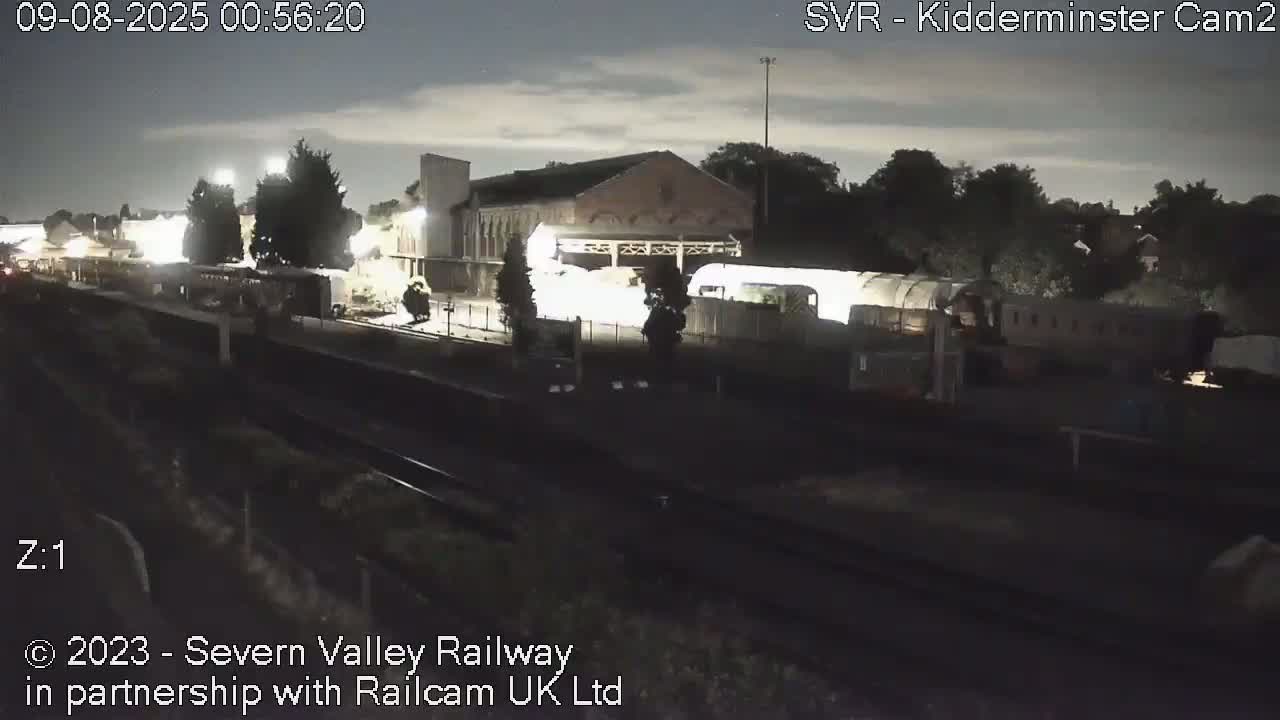 Outside Kidderminster Station, Severn Valley Railway Live Cam - Kidderminster, Wyre Forest, Worcestershire, West Midlands, England, United Kingdom