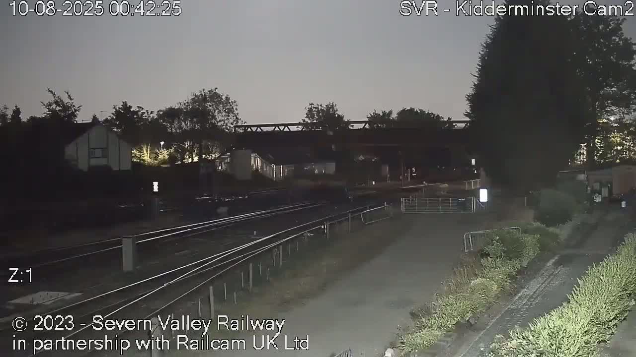 Outside Kidderminster Station, Severn Valley Railway Live Cam - Kidderminster, Wyre Forest, Worcestershire, West Midlands, England, United Kingdom