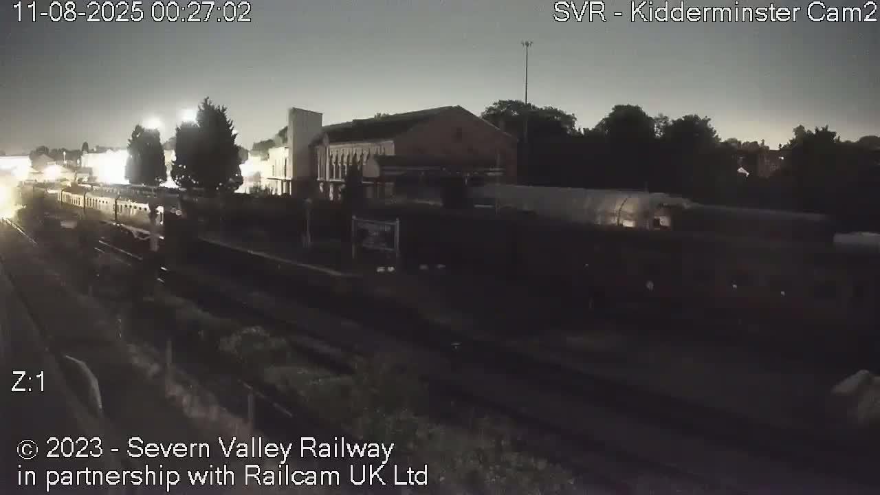 Outside Kidderminster Station, Severn Valley Railway Live Cam - Kidderminster, Wyre Forest, Worcestershire, West Midlands, England, United Kingdom