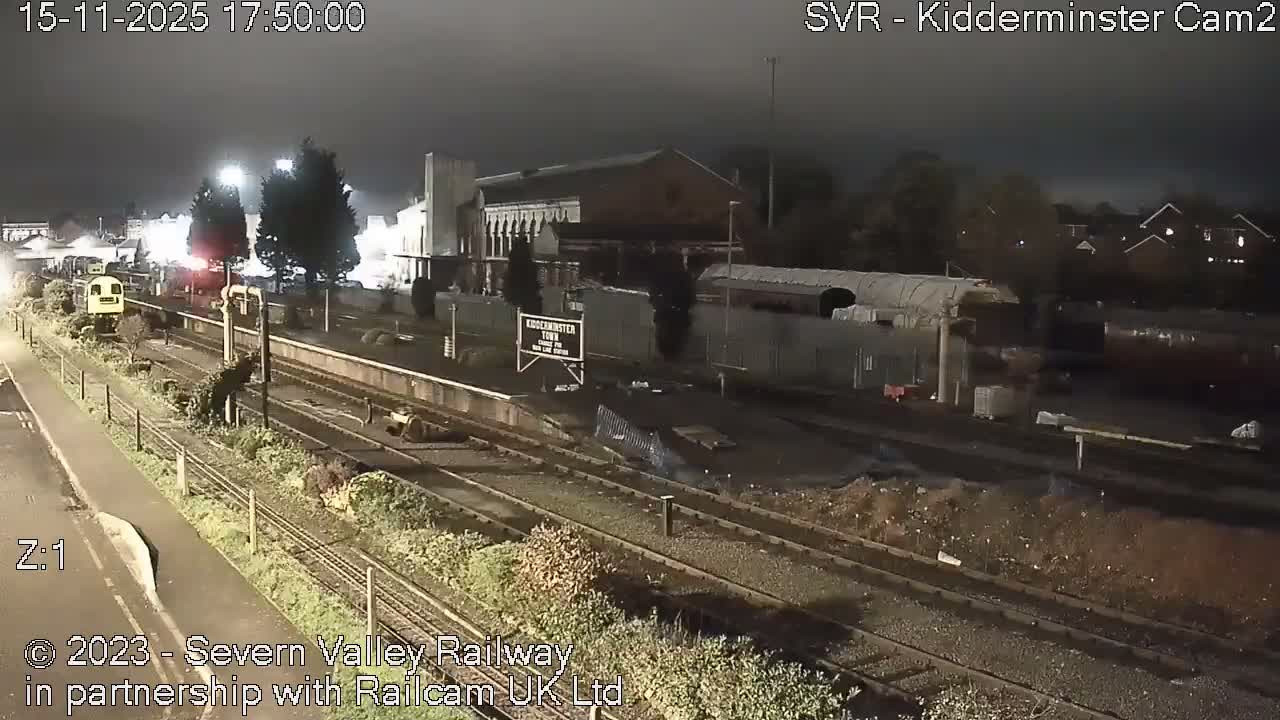 Outside Kidderminster Station, Severn Valley Railway Live Cam - Kidderminster, Wyre Forest, Worcestershire, West Midlands, England, United Kingdom