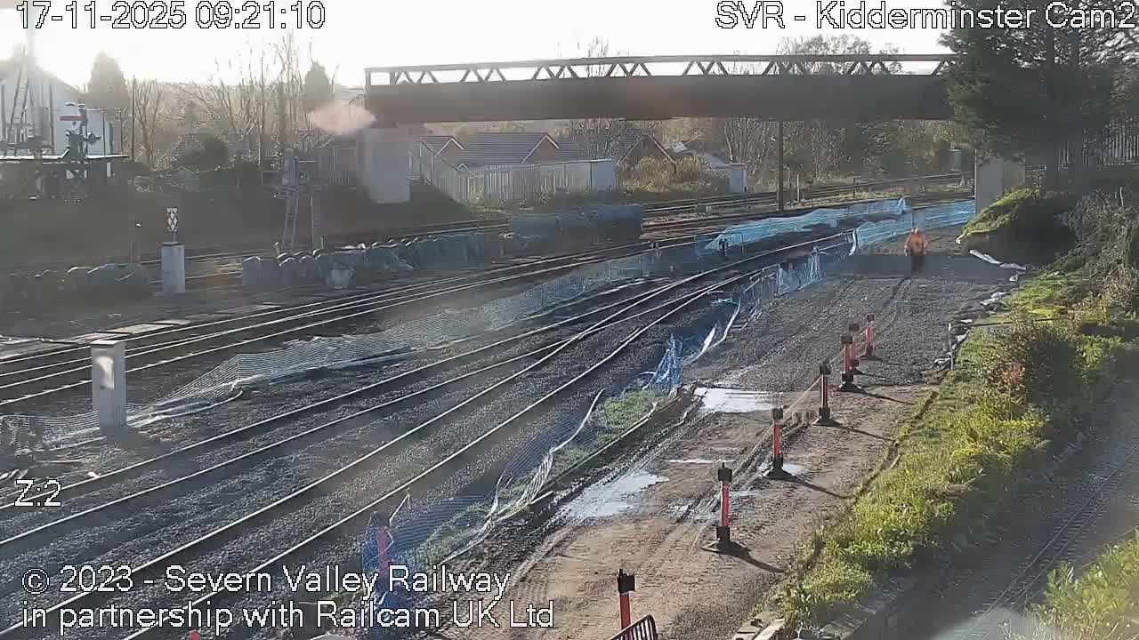 Outside Kidderminster Station, Severn Valley Railway Live Cam - Kidderminster, Wyre Forest, Worcestershire, West Midlands, England, United Kingdom