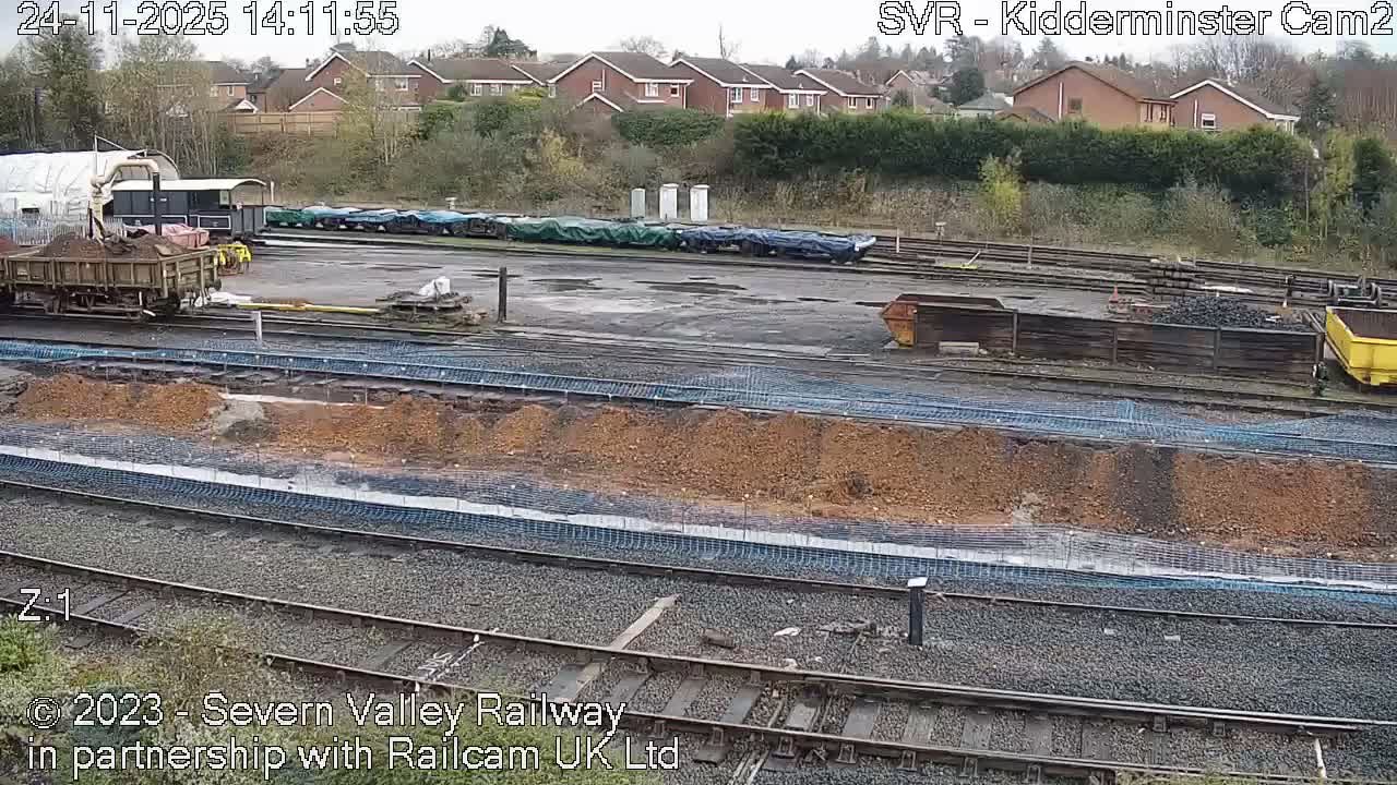 Outside Kidderminster Station, Severn Valley Railway Live Cam - Kidderminster, Wyre Forest, Worcestershire, West Midlands, England, United Kingdom