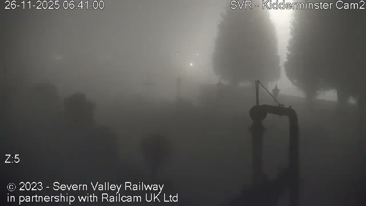 Outside Kidderminster Station, Severn Valley Railway Live Cam - Kidderminster, Wyre Forest, Worcestershire, West Midlands, England, United Kingdom