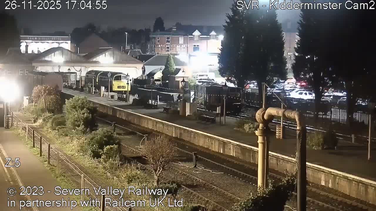 Outside Kidderminster Station, Severn Valley Railway Live Cam - Kidderminster, Wyre Forest, Worcestershire, West Midlands, England, United Kingdom