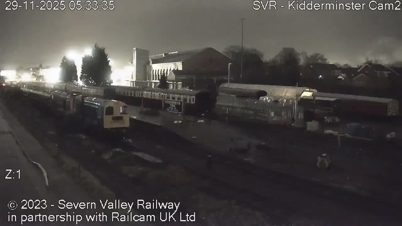 Outside Kidderminster Station, Severn Valley Railway Live Cam - Kidderminster, Wyre Forest, Worcestershire, West Midlands, England, United Kingdom