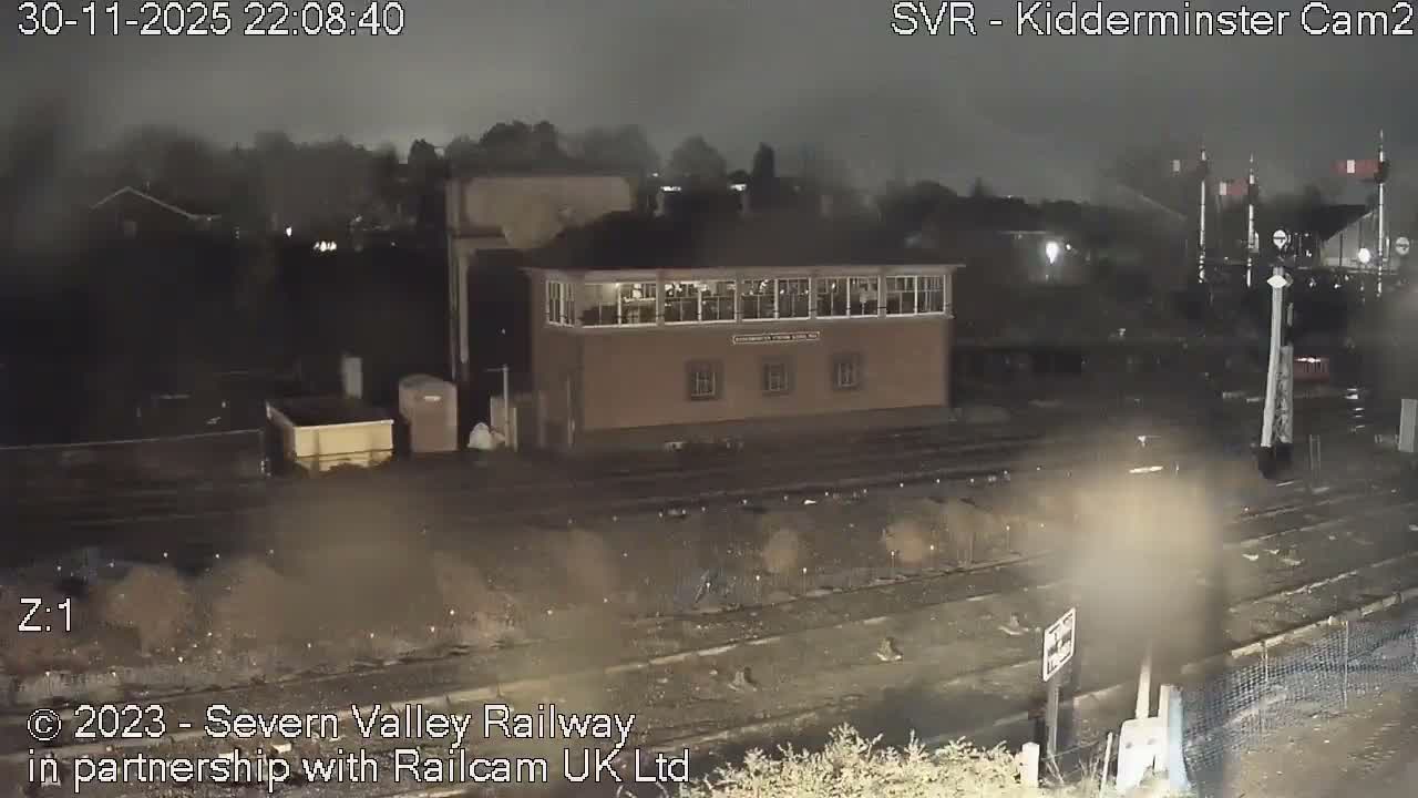 Outside Kidderminster Station, Severn Valley Railway Live Cam - Kidderminster, Wyre Forest, Worcestershire, West Midlands, England, United Kingdom