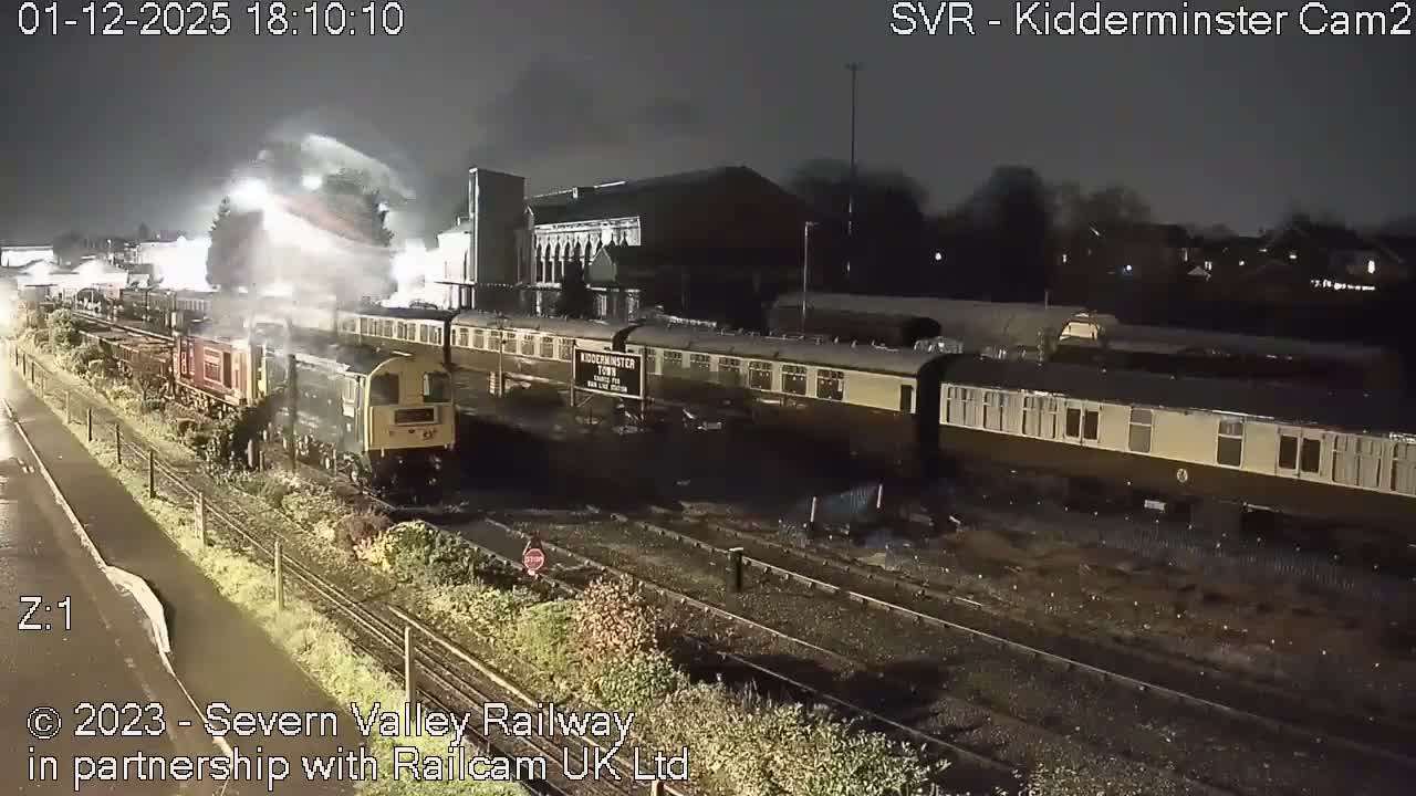 Outside Kidderminster Station, Severn Valley Railway Live Cam - Kidderminster, Wyre Forest, Worcestershire, West Midlands, England, United Kingdom