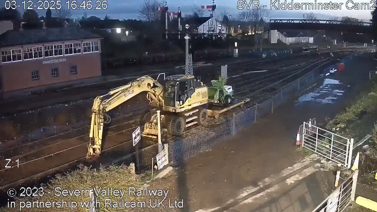 Outside Kidderminster Station, Severn Valley Railway Live Cam - Kidderminster, Wyre Forest, Worcestershire, West Midlands, England, United Kingdom
