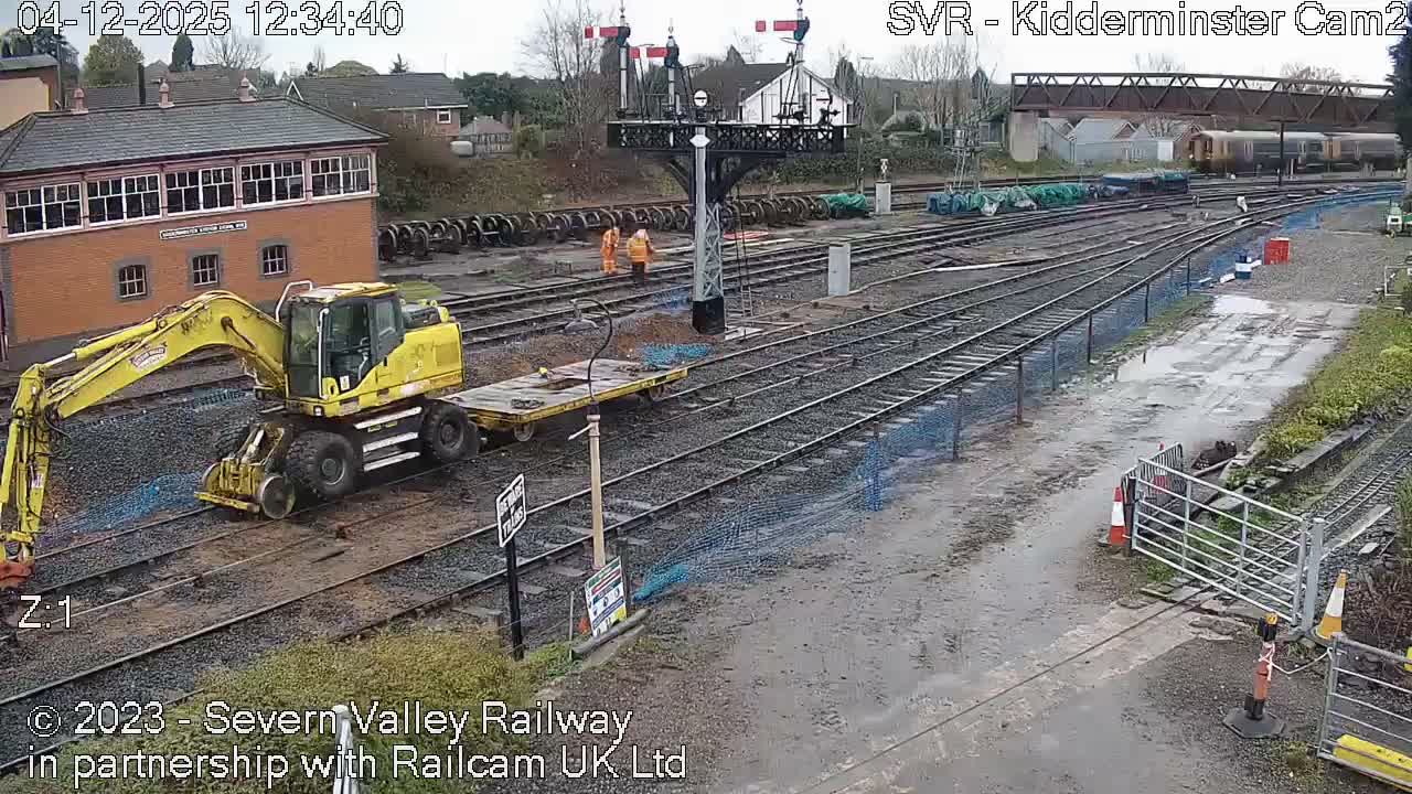 Outside Kidderminster Station, Severn Valley Railway Live Cam - Kidderminster, Wyre Forest, Worcestershire, West Midlands, England, United Kingdom
