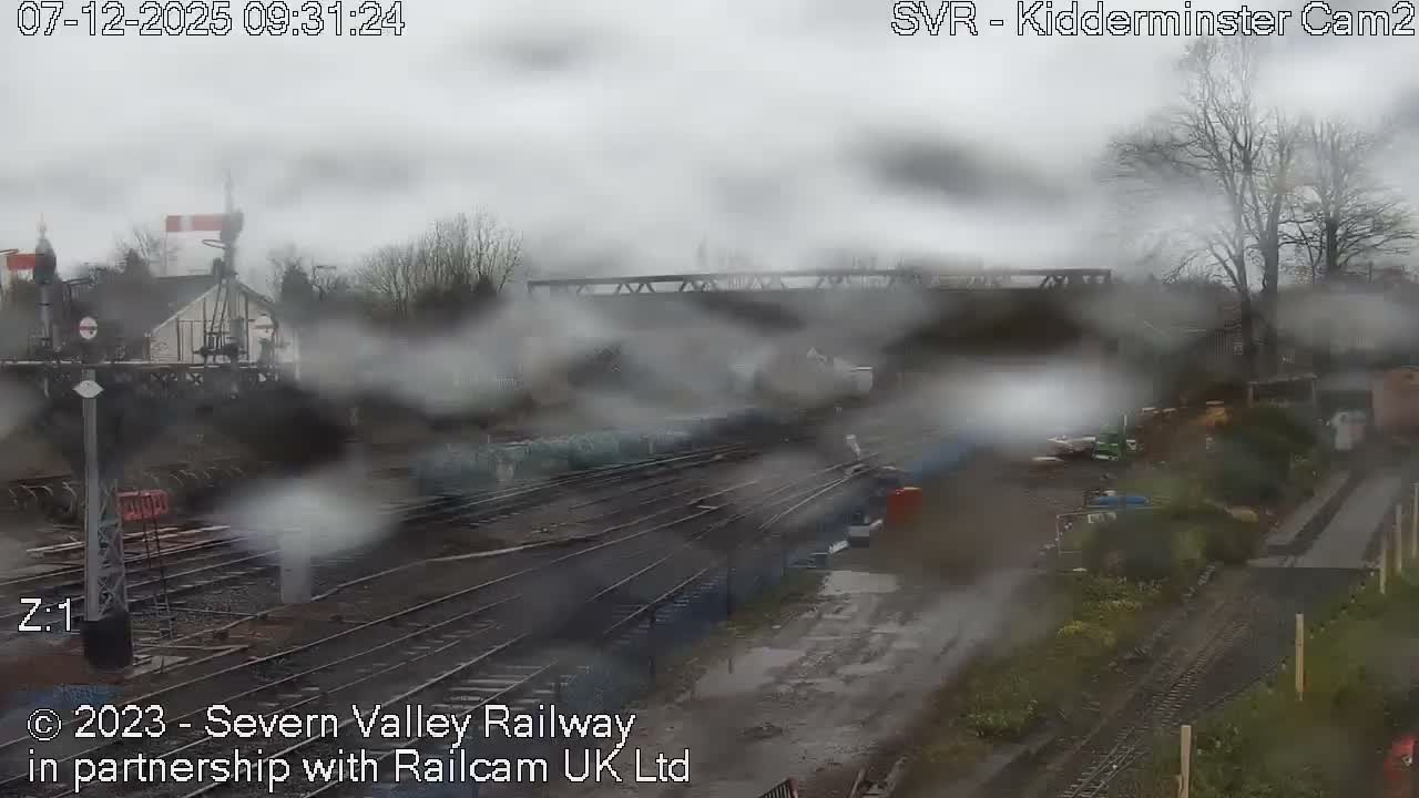 Outside Kidderminster Station, Severn Valley Railway Live Cam - Kidderminster, Wyre Forest, Worcestershire, West Midlands, England, United Kingdom
