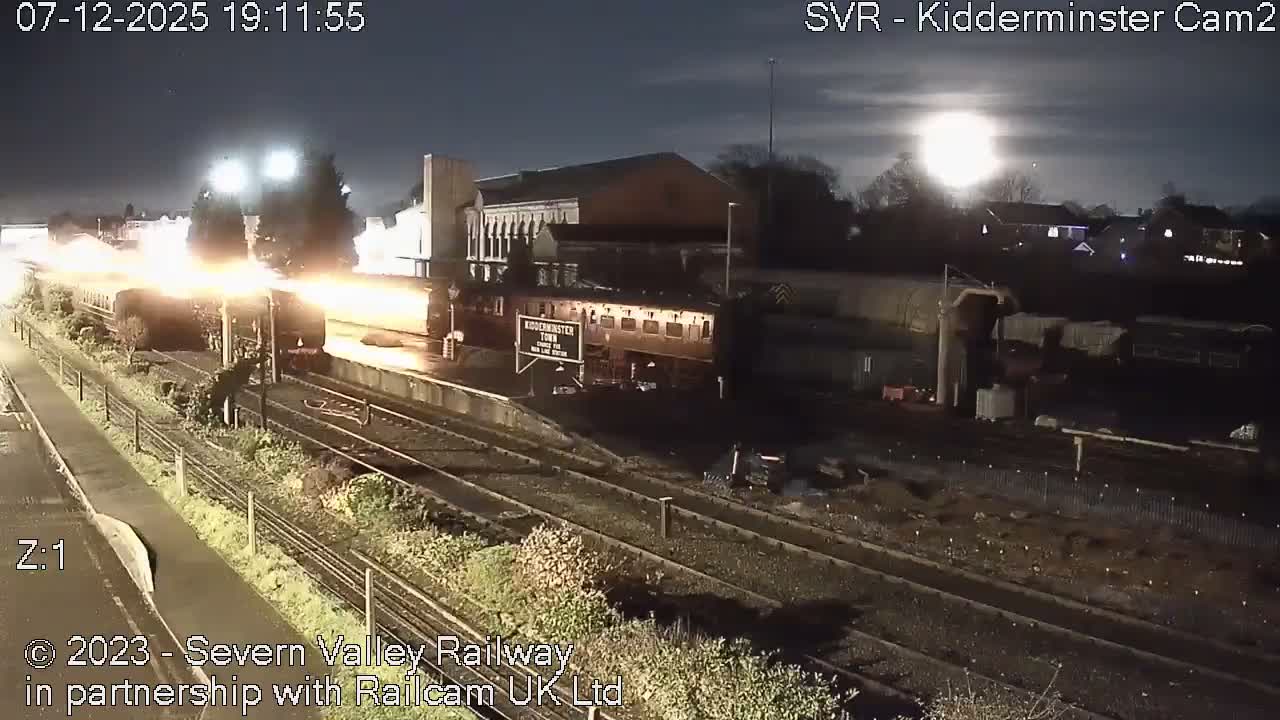 Outside Kidderminster Station, Severn Valley Railway Live Cam - Kidderminster, Wyre Forest, Worcestershire, West Midlands, England, United Kingdom