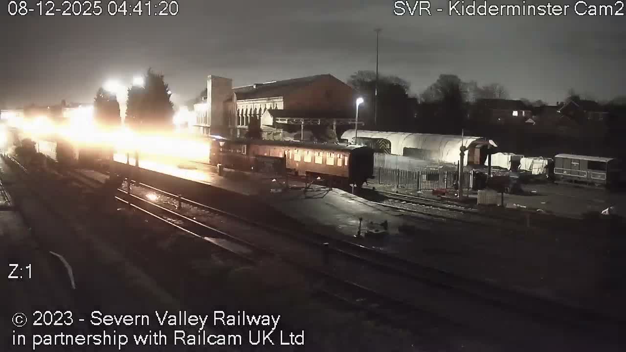 Outside Kidderminster Station, Severn Valley Railway Live Cam - Kidderminster, Wyre Forest, Worcestershire, West Midlands, England, United Kingdom