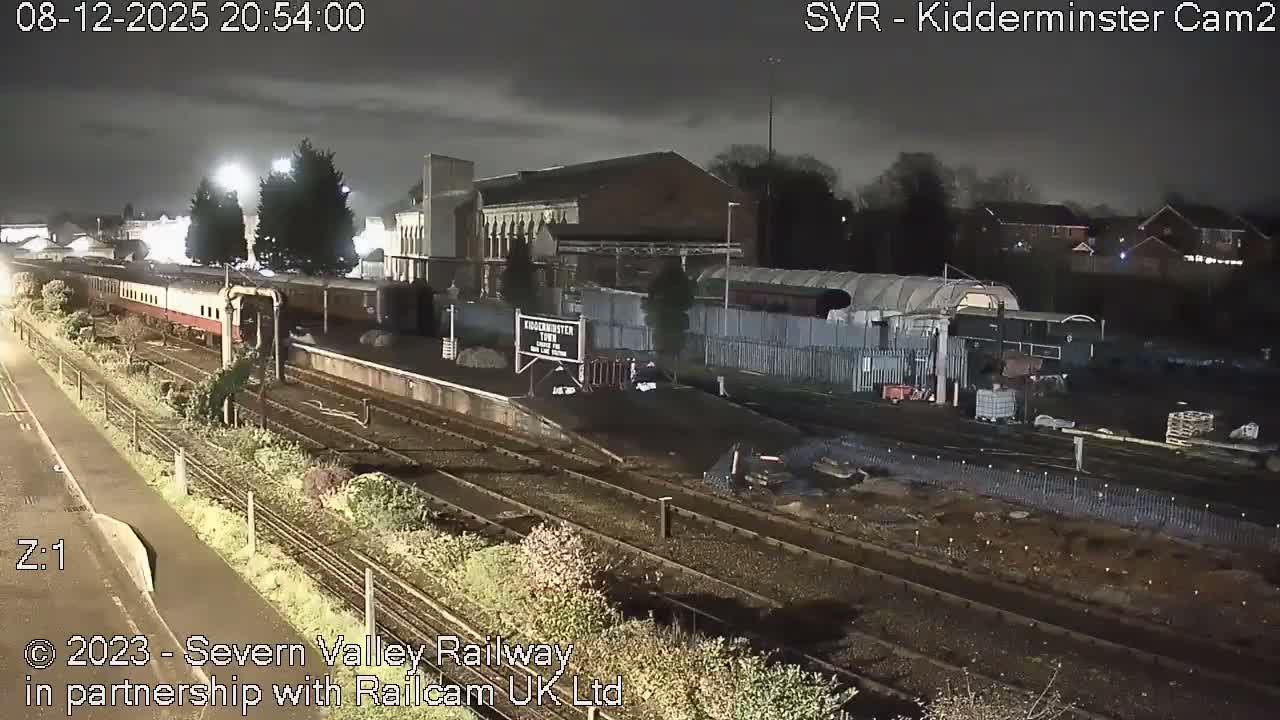 Outside Kidderminster Station, Severn Valley Railway Live Cam - Kidderminster, Wyre Forest, Worcestershire, West Midlands, England, United Kingdom