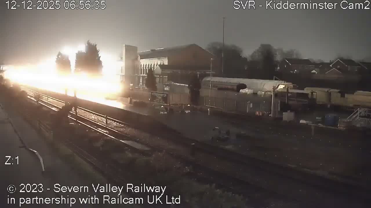 Outside Kidderminster Station, Severn Valley Railway Live Cam - Kidderminster, Wyre Forest, Worcestershire, West Midlands, England, United Kingdom