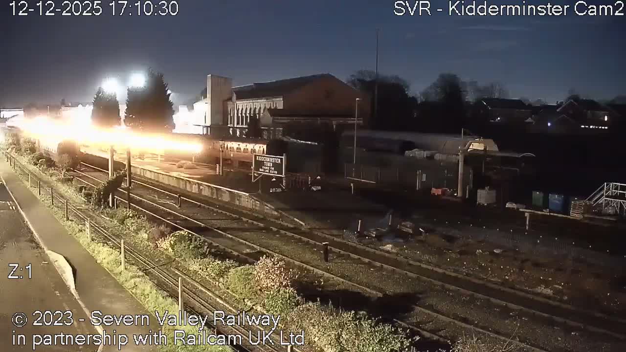 Outside Kidderminster Station, Severn Valley Railway Live Cam - Kidderminster, Wyre Forest, Worcestershire, West Midlands, England, United Kingdom