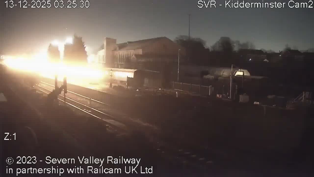 Outside Kidderminster Station, Severn Valley Railway Live Cam - Kidderminster, Wyre Forest, Worcestershire, West Midlands, England, United Kingdom