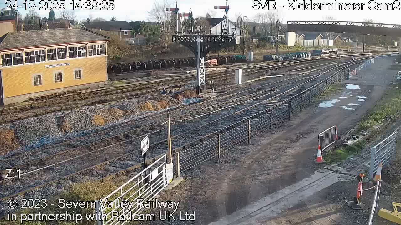 Outside Kidderminster Station, Severn Valley Railway Live Cam - Kidderminster, Wyre Forest, Worcestershire, West Midlands, England, United Kingdom