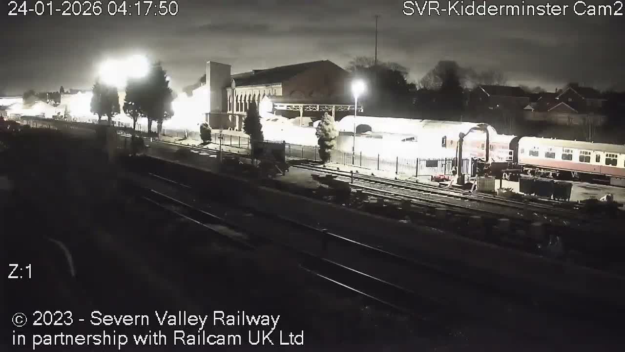Outside Kidderminster Station, Severn Valley Railway Live Cam - Kidderminster, Wyre Forest, Worcestershire, West Midlands, England, United Kingdom