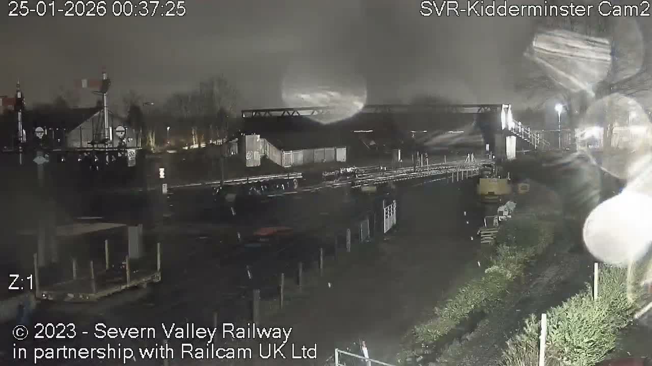Outside Kidderminster Station, Severn Valley Railway Live Cam - Kidderminster, Wyre Forest, Worcestershire, West Midlands, England, United Kingdom