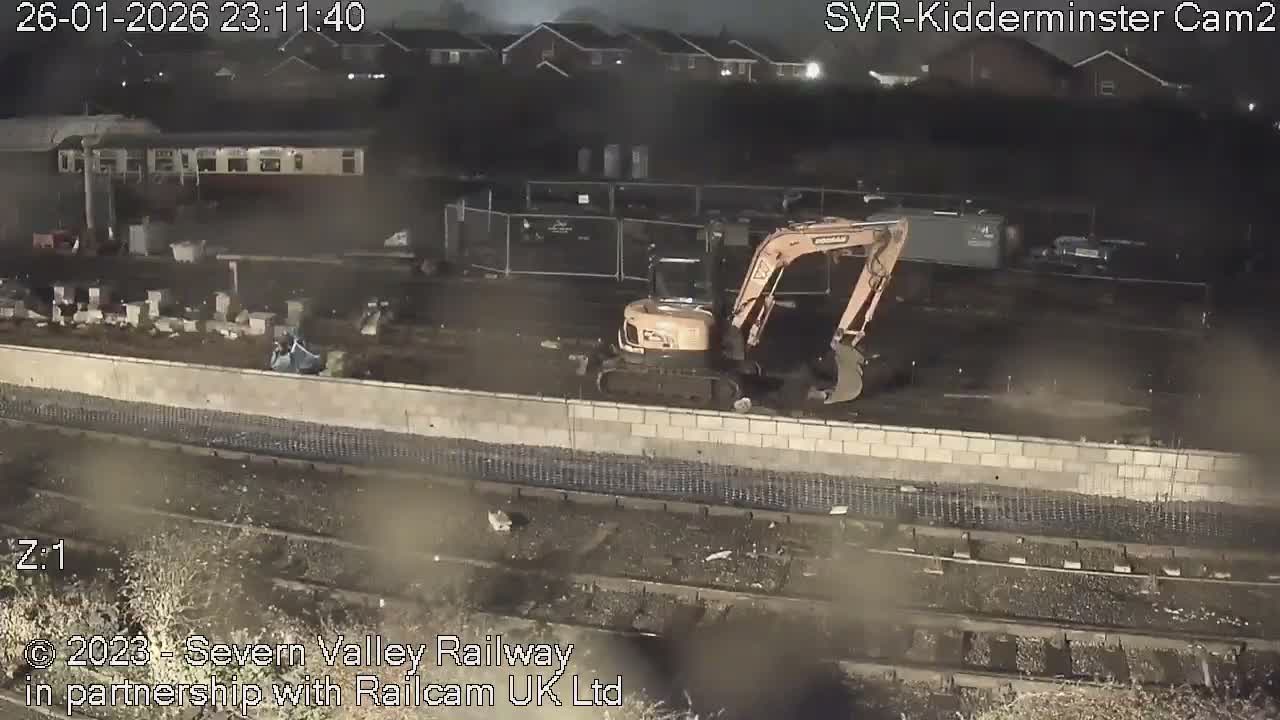 Outside Kidderminster Station, Severn Valley Railway Live Cam - Kidderminster, Wyre Forest, Worcestershire, West Midlands, England, United Kingdom