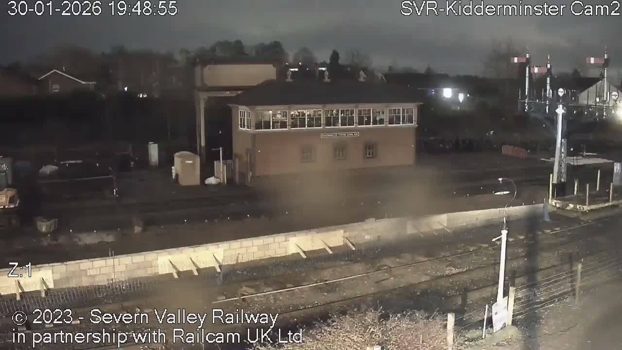Outside Kidderminster Station, Severn Valley Railway Live Cam - Kidderminster, Wyre Forest, Worcestershire, West Midlands, England, United Kingdom