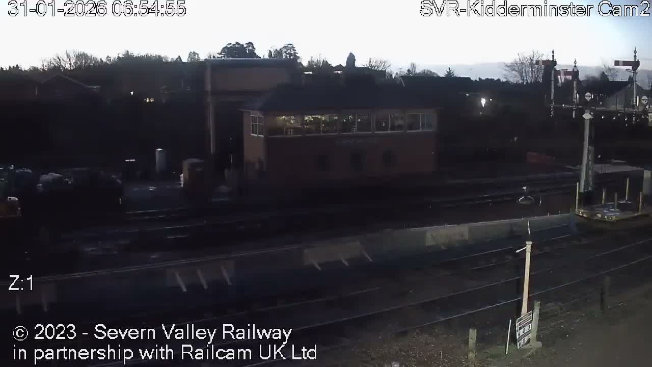 Outside Kidderminster Station, Severn Valley Railway Live Cam - Kidderminster, Wyre Forest, Worcestershire, West Midlands, England, United Kingdom
