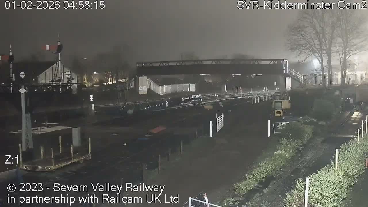 Outside Kidderminster Station, Severn Valley Railway Live Cam - Kidderminster, Wyre Forest, Worcestershire, West Midlands, England, United Kingdom