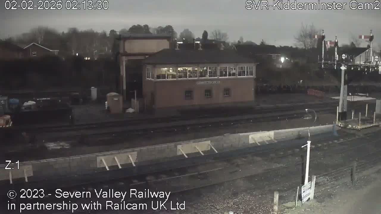Outside Kidderminster Station, Severn Valley Railway Live Cam - Kidderminster, Wyre Forest, Worcestershire, West Midlands, England, United Kingdom