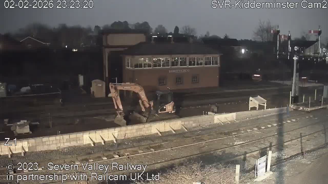 Outside Kidderminster Station, Severn Valley Railway Live Cam - Kidderminster, Wyre Forest, Worcestershire, West Midlands, England, United Kingdom
