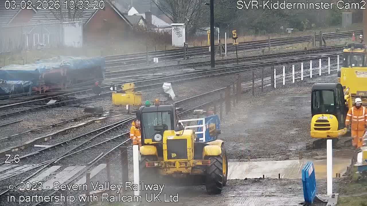 Outside Kidderminster Station, Severn Valley Railway Live Cam - Kidderminster, Wyre Forest, Worcestershire, West Midlands, England, United Kingdom